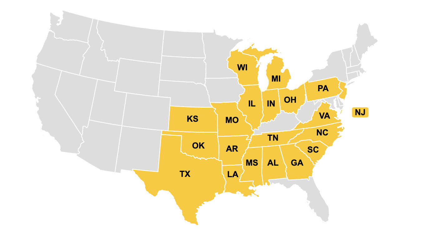 Brightspeed coverage map